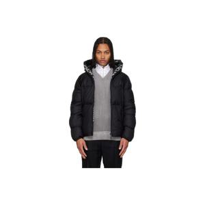 몽클레어 패딩 블랙 몽클라 후드 쇼트 다운 재킷 252111M178015