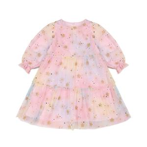 [프렌치캣(정상)]핑크 후로킹 샤 원피스 (Q55DDO200)