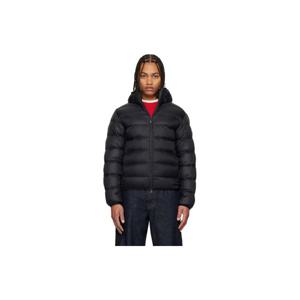 몽클레어 패딩 블랙 에르돈 쇼트 다운 재킷 252111M178013