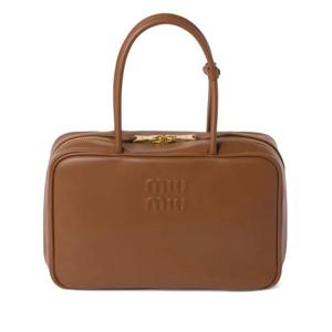 미우미우 토트백 5BB117VMON2CRW F0046 BROWN