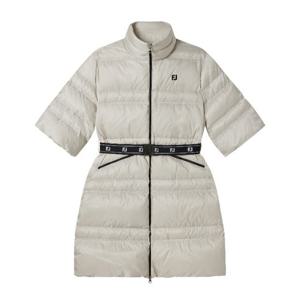 M 풋조이골프패딩 NQC FLJWD8417-STONE 여성 롱 다운 재킷