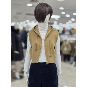 ab.f.z 세이브존09 후드넥 집업 니트 조끼 afzz4v31j