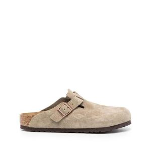 26SS BIRKENSTOCK 소프트 레더 Boston clogs 560771TAUPE TP568783606