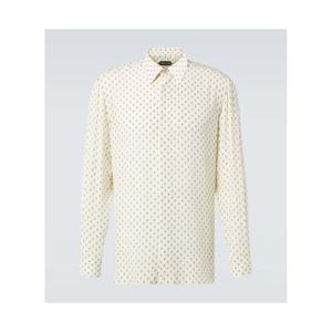 톰포드 페이즐리 실크 크레이프 드 신 셔츠 P01097230