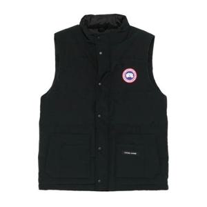 25FW 캐나다구스 프리 크루 베스트 블랙 라벨 4159M9061 BLACK DOM