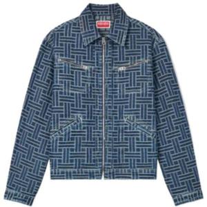 KENZO 겐조 위브 자수 트러커 데님 자켓 (FE6 5DV310 6J2 DD)