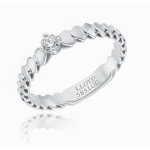 [로이드] 블루밍 레이어 1부 다이아 14K 반지 LRF25071D