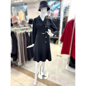 조이너스 세이브존01 플레어 카라 원피스 JADS3WOP320_BK