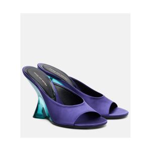 드리스반노튼 새틴 웨지 뮬 P01154509