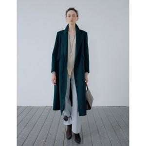 [쥬크]울 블렌드 벨티드 A라인 롱 코트 Z254MSG553