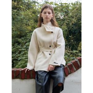 올리브데올리브 (OW5WHA65) 하이넥 캐시미어 하프 코트