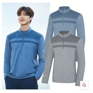 [콜핑]LD18 남성 봄/여름  멜란지원단 집업티 KWT4231M