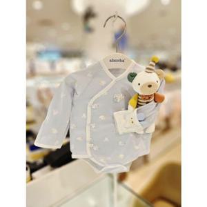 [압소바 의류] 도도 모달 배냇슈트 딸랑이인형세트 26년여름신상 (A5B10107)