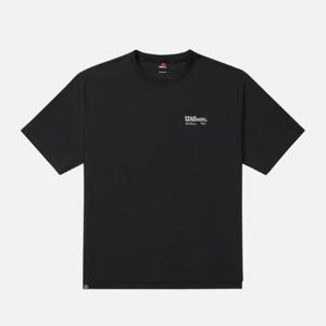 윌슨반팔티 VQA W252001NTW41-BLK 벤틸 숏슬리브 피스테