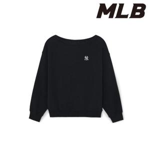 MLB (3FMTB1161-50BKS) 여성 베이직 오프숄더 맨투맨