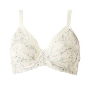 비너스  여성 플라워 프린트 홑겹 D컵 브라 VBR1922D