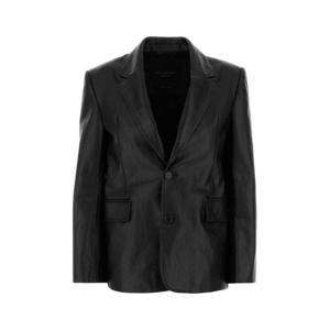 발렌시아가 자켓 856379TQS04 1000 BLACK