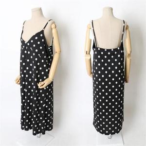 [강물처럼]빅사이즈사랑해요 9674L104 쿨썸머 땡땡이 원피스 HG