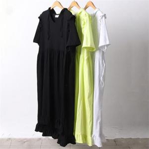 [강물처럼]빅사이즈사랑해요 D417L105 브이라인셔링롱원피스 DL