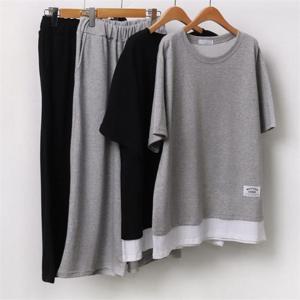 [강물처럼]빅사이즈사랑해요 9436L104 라벨 트레이닝 세트 ZY (6