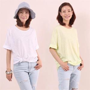 [강물처럼]빅사이즈사랑해요 5551L106 가오리 슬라브 반팔 WW (7