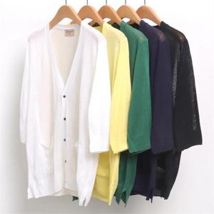 [강물처럼]빅사이즈사랑해요 5935L106 비치 7부 가디건 RM (7087