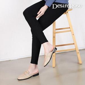 [디자이어로즈][디자이어로즈] 여성 D버클 모던 뮬 블로퍼 2.8cm