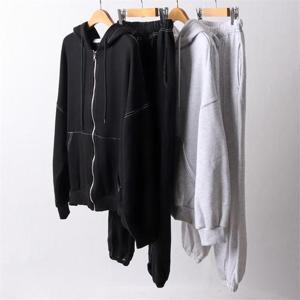 [강물처럼]빅사이즈사랑해요 F592L111 스티치후드조거세트 BE (7