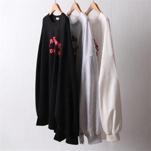 [강물처럼]빅사이즈사랑해요 I089L202 플라워베어긴팔티셔츠 RA