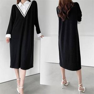 [강물처럼]위쉬몰 BS 리지요꼬딥V롱원피스(E754H208) 빅사이즈 (