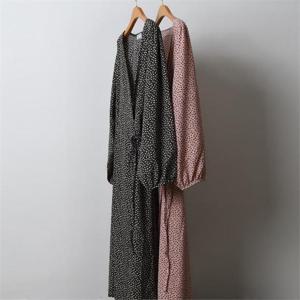 [강물처럼]빅사이즈사랑해요 J310L210 미니플라워랩롱원피스 CH