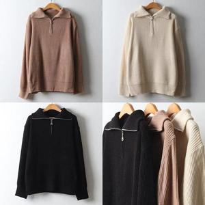 [강물처럼]위쉬몰 RM 하찌반지퍼폴라니트티(J574H312) 빅사이즈