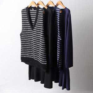 [강물처럼]빅사이즈사랑해요 F542L312 ST베스트플레어세트 MN (1