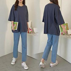 [강물처럼]위쉬몰 NO 데일리주머니롱박스티(C505H401) 빅사이즈