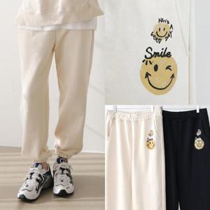 [강물처럼]위쉬몰 WB 큐트미소트레이닝팬츠(Q580H402) 빅사이즈