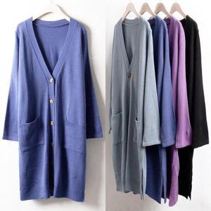 [강물처럼]위쉬몰 EB 베이직니트롱가디건(1690H402) 빅사이즈 (1