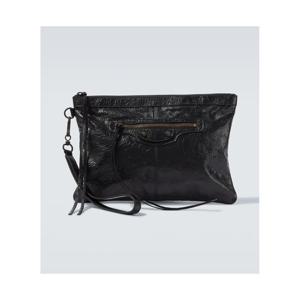 발렌시아가 Le City 레더 폰 파우치 P01167198