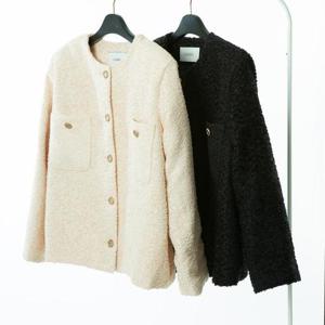 [강물처럼]빅사이즈사랑해요 G393L403 자가드골드버튼자켓 CM (1