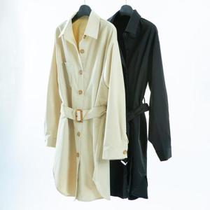 [강물처럼]빅사이즈사랑해요 G380L403 포켓바바리미디원피스 CM