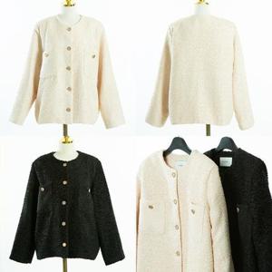 [강물처럼]위쉬몰 CM 트위드골드버튼자켓(G393H403) 빅사이즈 (1