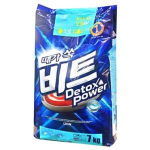 세제 비트 디톡스 파워 분말 세탁세제 일반 드럼세 7kg
