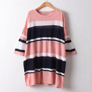 [강물처럼]아이우먼 허브단가라박시니트 RMD366M403 빅사이즈 (1