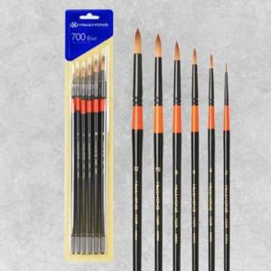 [문구] 화홍 700 R 수채붓 인조모 6본조 세트 둥근붓