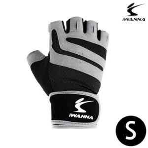 [반려] 아이워너 트레이닝 글러브 2중 밴드 그레이 S