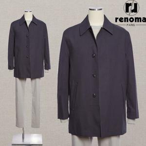 [기간특가]SS 네이비 솔리드 프리미엄 스탠카라 트렌치 맥 코트 RQMIBH02AJD