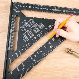 목공 삼각자 12인치/알루미늄 각도기 직각자 연귀자 철직자