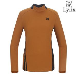 [링스] 여성 골지 모크넥 티셔츠 L21B3TH059_BR