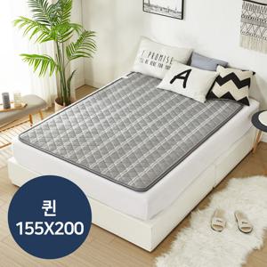 눕자 카본 탄소매트 전기요매트 그레이 퀸 155X200