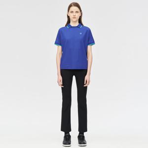 [링스] 여성 뒷요크 엠보프린트 일자핏팬츠 L21C1PT355_BK