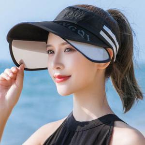 여름철 양날개로 햇빛 차단 운동 야외활동 날개 썬캡